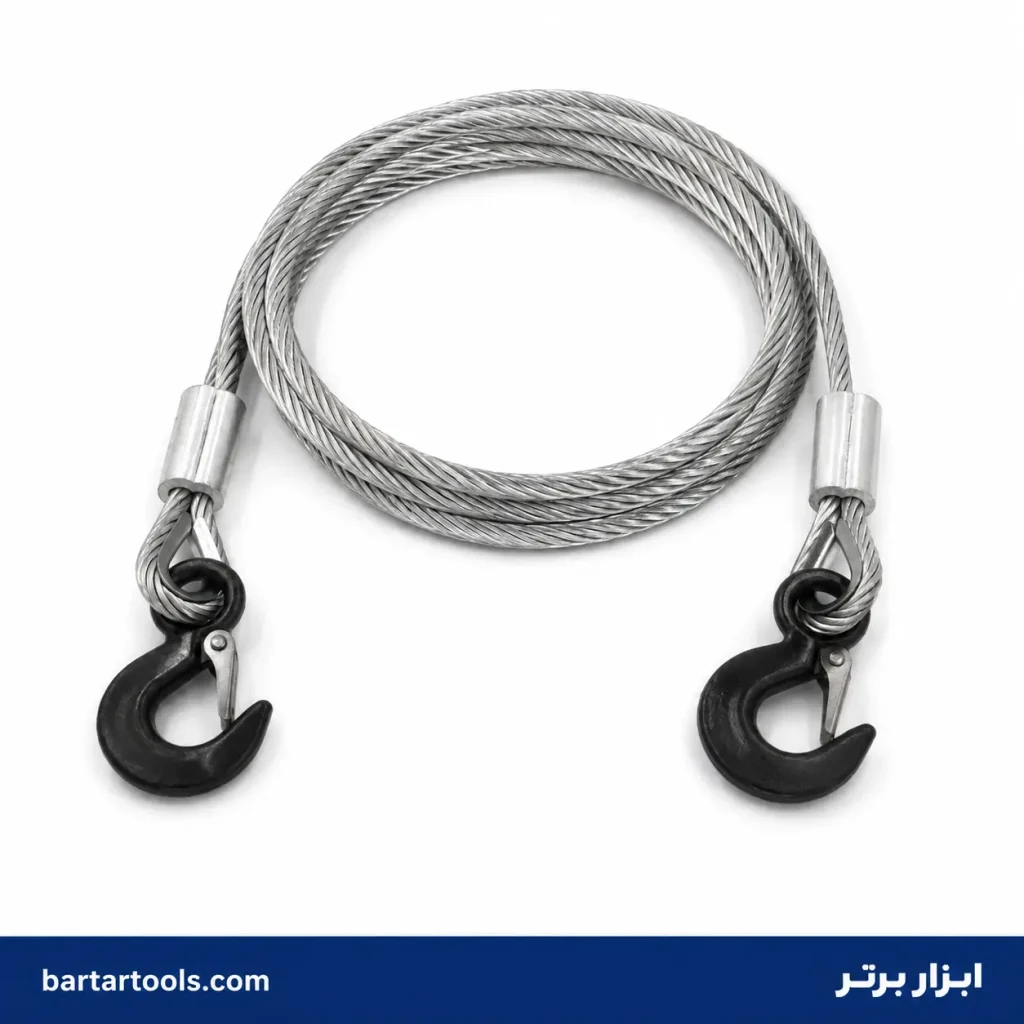 سیم بکسل گالوانیزه لیون ۸ میلی‌متر بدون روکش